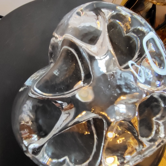 Crystal Ice Glass Heart Votive Candle Holder - Picture 9 of 11